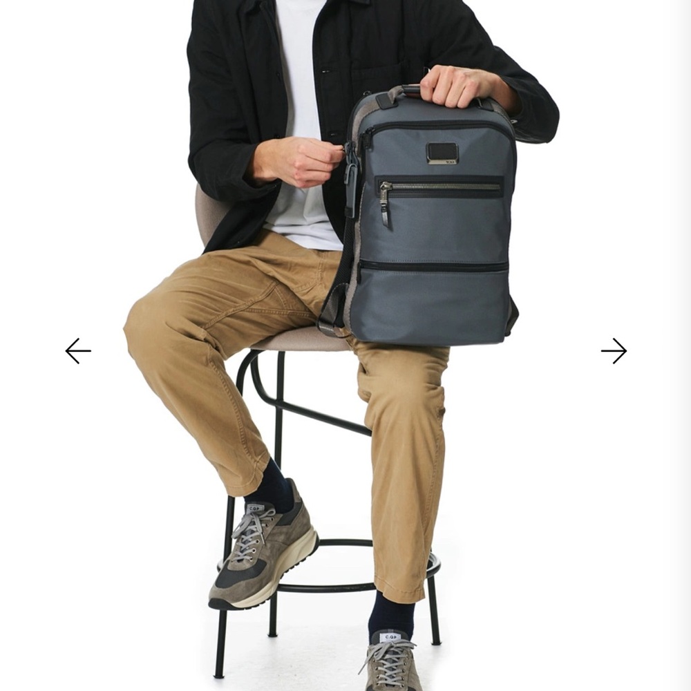 Tumi - Essential Gray Backpack *NEW* - image 10